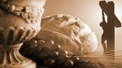 eucharist: Communion and crucifixion symbols stock photos