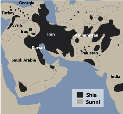 Map Of The Middle East 2010. Isn't the Middle East already
